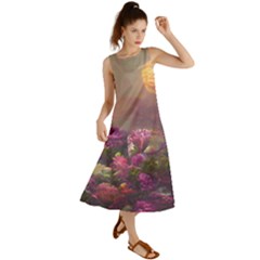 Floral Blossoms  Summer Maxi Dress by Internationalstore