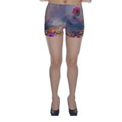 Floral Blossoms  Skinny Shorts by Internationalstore