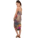 Floral Blossoms  Waist Tie Cover Up Chiffon Dress View2