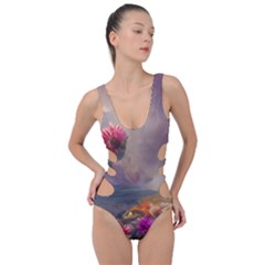 Floral Blossoms  Side Cut Out Swimsuit by Internationalstore