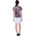 Floral Blossoms  Women s Sports Top View2