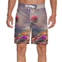 Floral Blossoms  Men s Beach Shorts View1