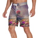 Floral Blossoms  Men s Beach Shorts View2