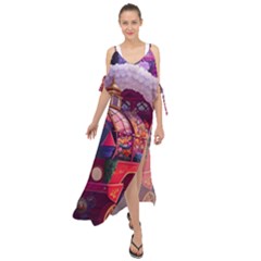 Fantasy  Maxi Chiffon Cover Up Dress by Internationalstore