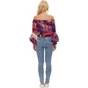 Fantasy  Off Shoulder Flutter Bell Sleeve Top View4