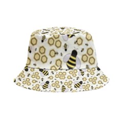 Bee Honeycomb Honeybee Insect Inside Out Bucket Hat by Pakjumat