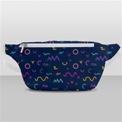 Scribble Pattern Texture Waist Bag  by Pakjumat