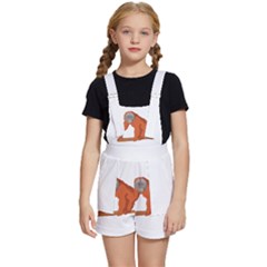 Orangutan T-shirtwhite Look Calm Orangutan 07 T-shirt (1) Kids  Short Overalls by EnriqueJohnson