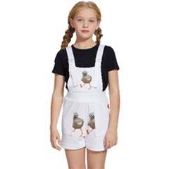 Ostrich T-shirtsteal Your Heart Ostrich 36 T-shirt Kids  Short Overalls by EnriqueJohnson