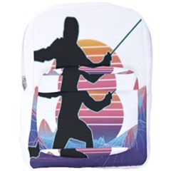 Fencing Funny T- Shirt Fencing Sport Fencing T- Shirt (1) Full Print Backpack by ZUXUMI