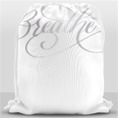 Breathe T- Shirt Breathe In Silver T- Shirt Drawstring Bag (large) by JamesGoode