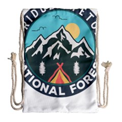 Bridger Teton National Forest T- Shirt Bridger Teton National Forest T- Shirt Drawstring Bag (large) by JamesGoode