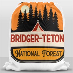 Bridger Teton T- Shirt Bridger Teton National Forest T- Shirt Drawstring Bag (large) by JamesGoode