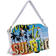 Bright Colorfull Addicted To Surfing T- Shirt Bright Colorfull Addicted To Surfing T- Shirt T- Shirt Canvas Crossbody Bag by JamesGoode