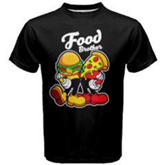 Food Brother Men s Cotton T-shirt by MusicOn