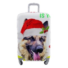 German Shepherd T- Shirt Cute German Shepherd Dog T- Shirt (1) Luggage Cover (small) by ZUXUMI