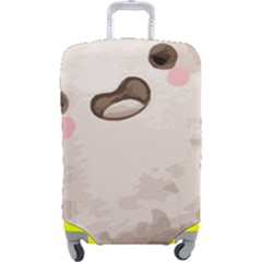 Ghost T- Shirt Watercolor Cute Ghost T- Shirt Luggage Cover (large) by ZUXUMI