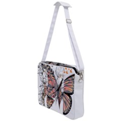 Butterflies T- Shirt Butterfly T- Shirt Cross Body Office Bag by JamesGoode