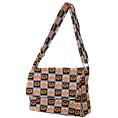 Lantern Chess Halloween Full Print Messenger Bag (l) by Pakjumat