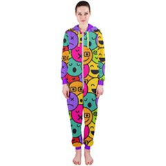 Emoji Hooded Jumpsuit (ladies) by Intrinketly777