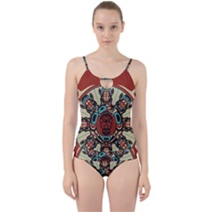 Skull Grateful Dead Phone Gratefuldead Cut Out Top Tankini Set by Sarkoni