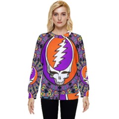 Gratefuldead Grateful Dead Pattern Hidden Pocket Sweatshirt by Sarkoni