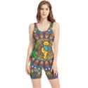 Grateful Dead Pattern Women s Wrestling Singlet View1