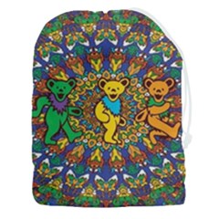 Grateful Dead Pattern Drawstring Pouch (3xl) by Sarkoni