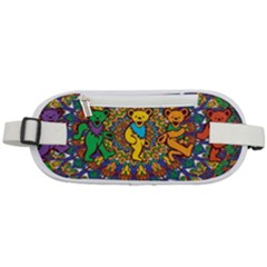 Grateful Dead Pattern Rounded Waist Pouch by Sarkoni