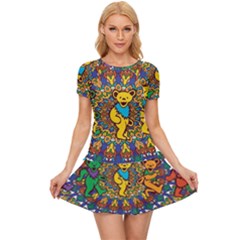 Grateful Dead Pattern Women s Sports Wear Set by Sarkoni