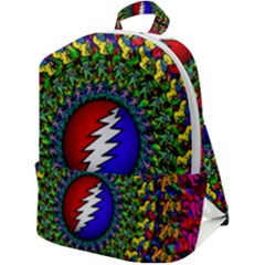 Grateful Dead Zip Up Backpack by Sarkoni