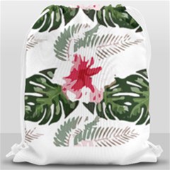 Hawaii T- Shirt Hawaii Blood Flower Garden T- Shirt Drawstring Bag (large) by EnriqueJohnson