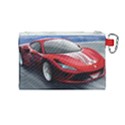 Red Ferrari Canvas Cosmetic Bag (Medium) View2