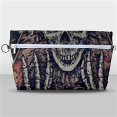 Gray And Multicolored Skeleton Illustration Handbag Organizer by uniart180623