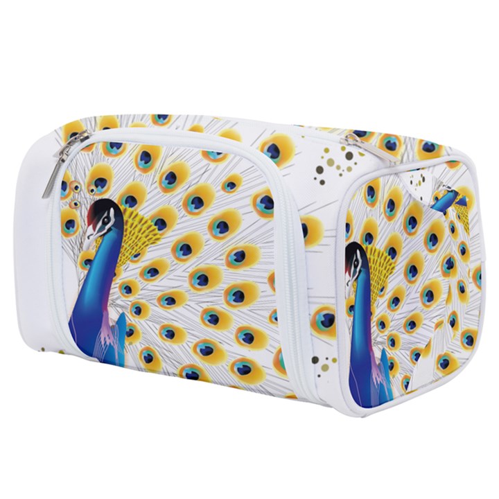 Bird Peafowl Peacock Animal Toiletries Pouch