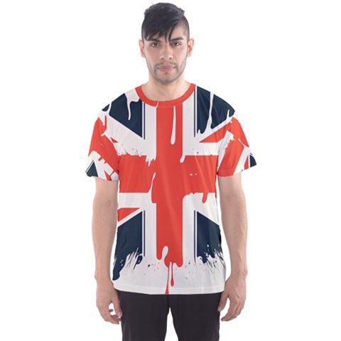 Union Jack England Uk United Kingdom London Men s Sport Mesh T-shirt by uniart180623