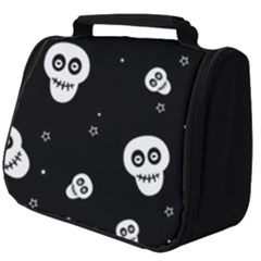 Skull Pattern Full Print Travel Pouch (big) by Ket1n9