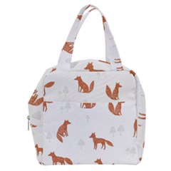 Fox Animal Wild Pattern Boxy Hand Bag by Ket1n9