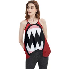 Funny Angry Flowy Camisole Tank Top by Ket1n9