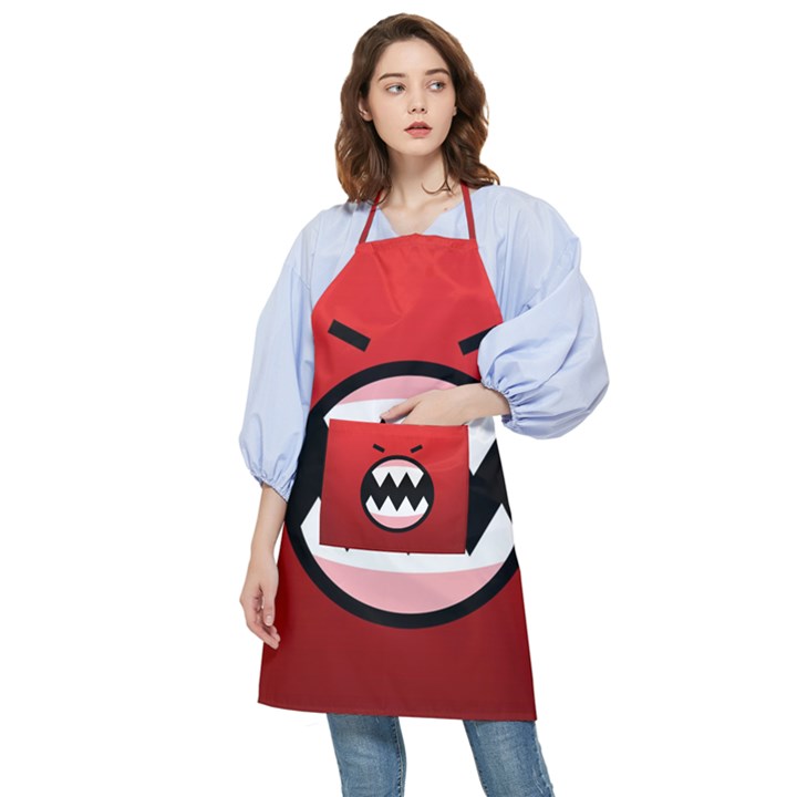 Funny Angry Pocket Apron