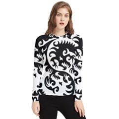 Ying Yang Tattoo Women s Long Sleeve Rash Guard by Ket1n9