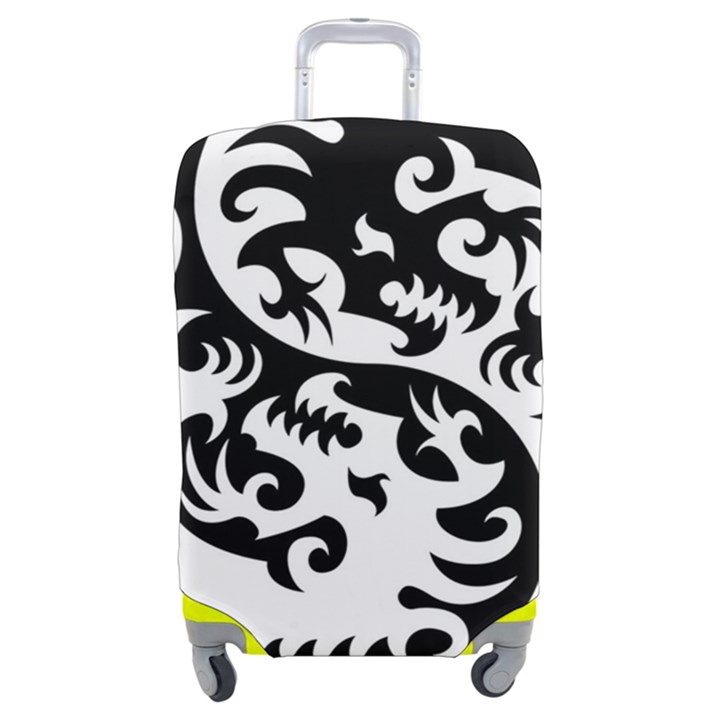 Ying Yang Tattoo Luggage Cover (Medium)