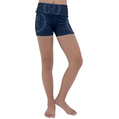 Minimalistic Knowledge Mathematics Trigonometry Kids  Lightweight Velour Yoga Shorts by Ket1n9