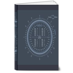 Minimalistic Knowledge Mathematics Trigonometry 8  X 10  Hardcover Notebook by Ket1n9