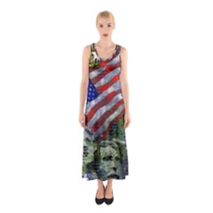 Usa United States Of America Images Independence Day Sleeveless Maxi Dress by Ket1n9