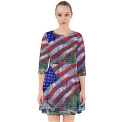 Usa United States Of America Images Independence Day Smock Dress by Ket1n9