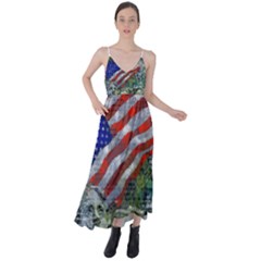 Usa United States Of America Images Independence Day Tie Back Maxi Dress by Ket1n9