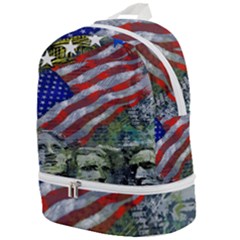 Usa United States Of America Images Independence Day Zip Bottom Backpack by Ket1n9