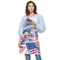 United States Of America Usa  Images Independence Day Pocket Apron by Ket1n9