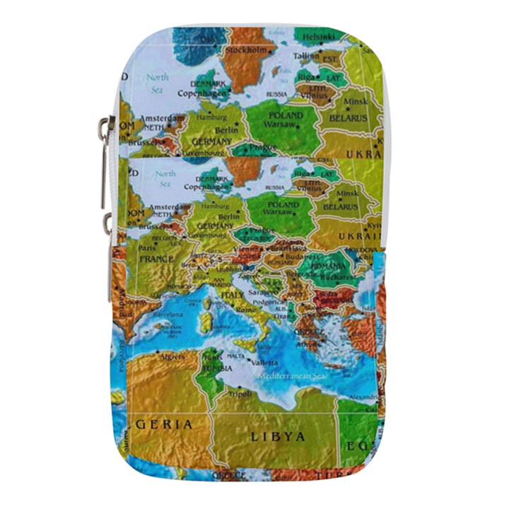 World Map Waist Pouch (Small)